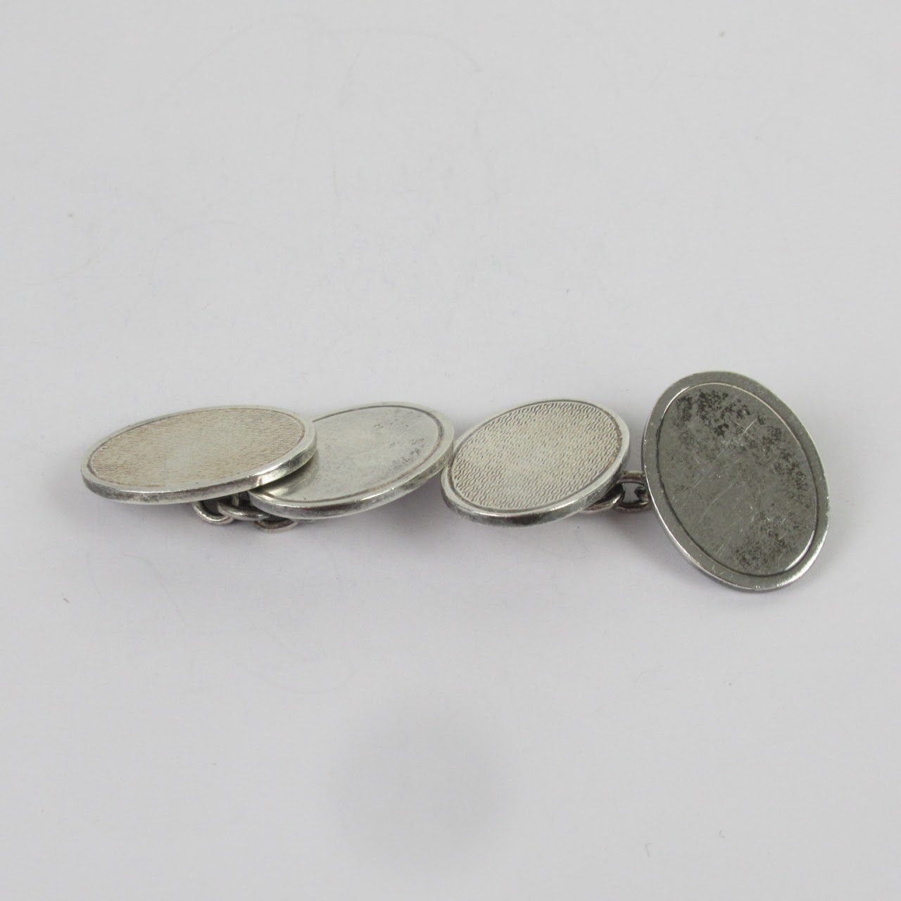 Sterling Silver Chain Cufflinks