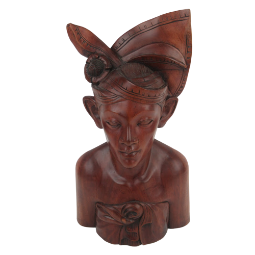 Klungkung Balinese Wood Bust