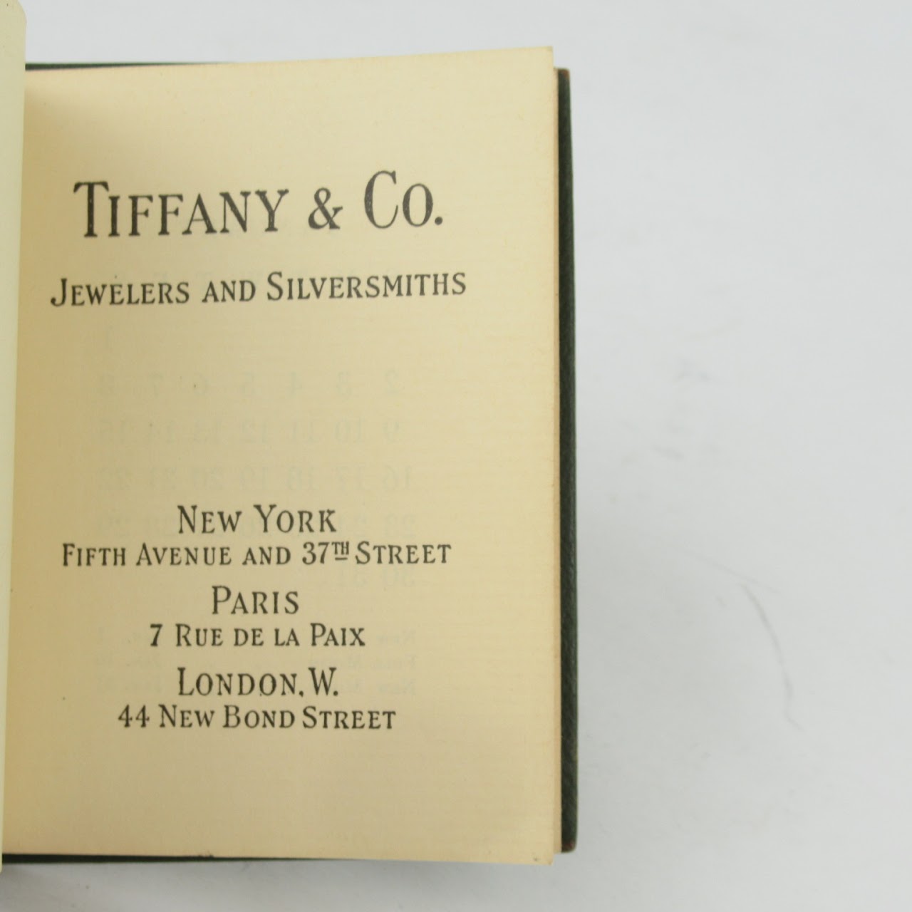 Tiffany & Co. Vintage Pocket Calendar Lot