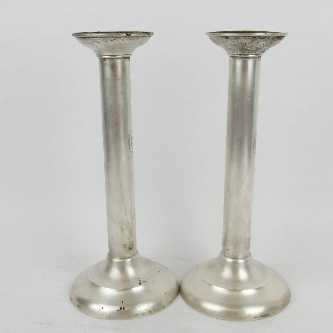 Sterling Silver Candlestick Pair