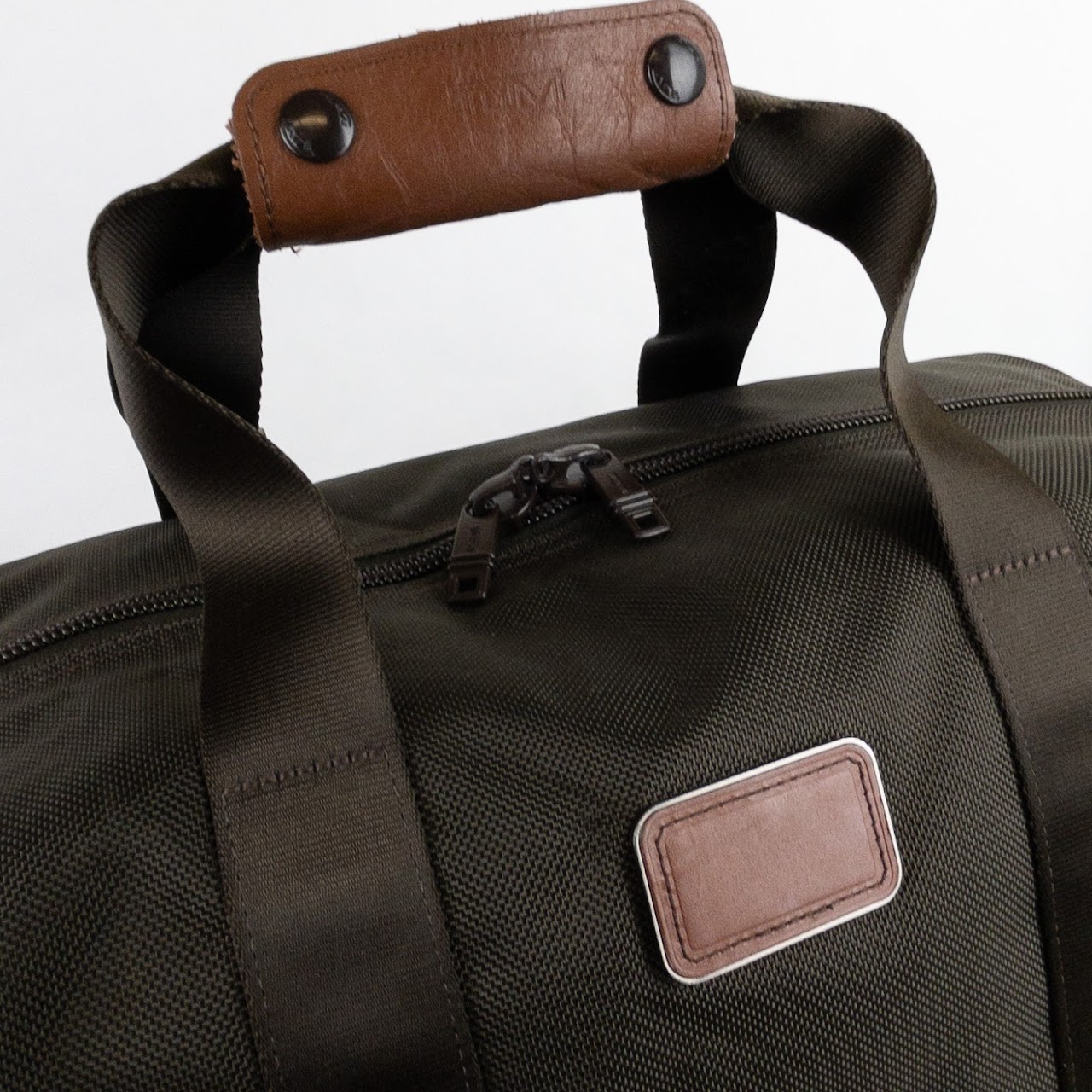 Tumi Brown Nylon Duffle Bag