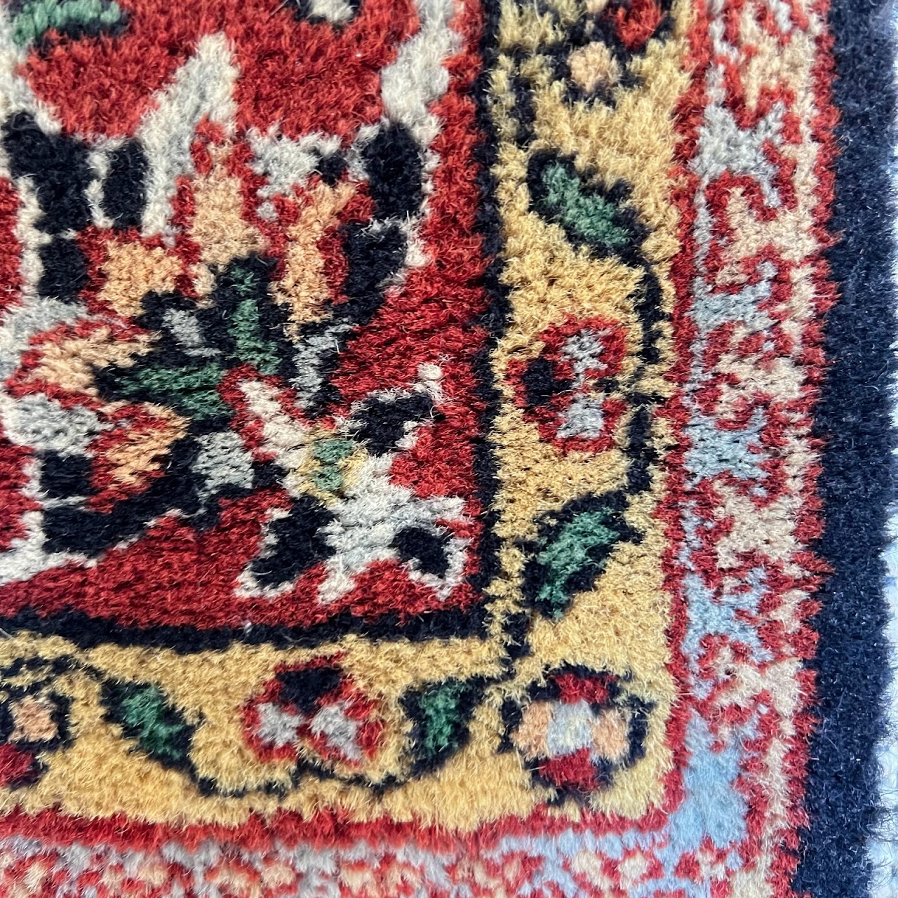 Wool Floral Area Rug