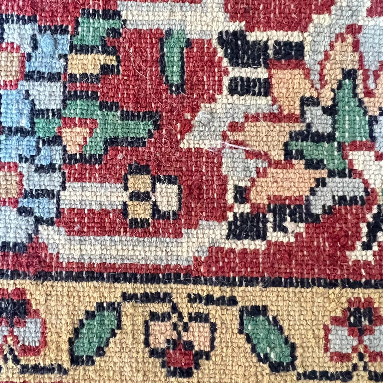 Wool Floral Area Rug