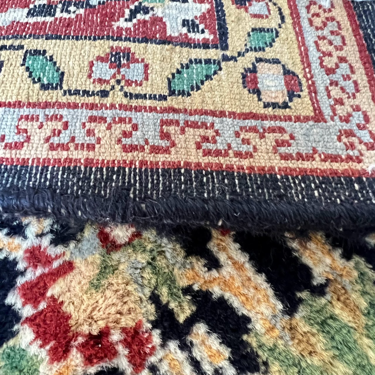 Wool Floral Area Rug