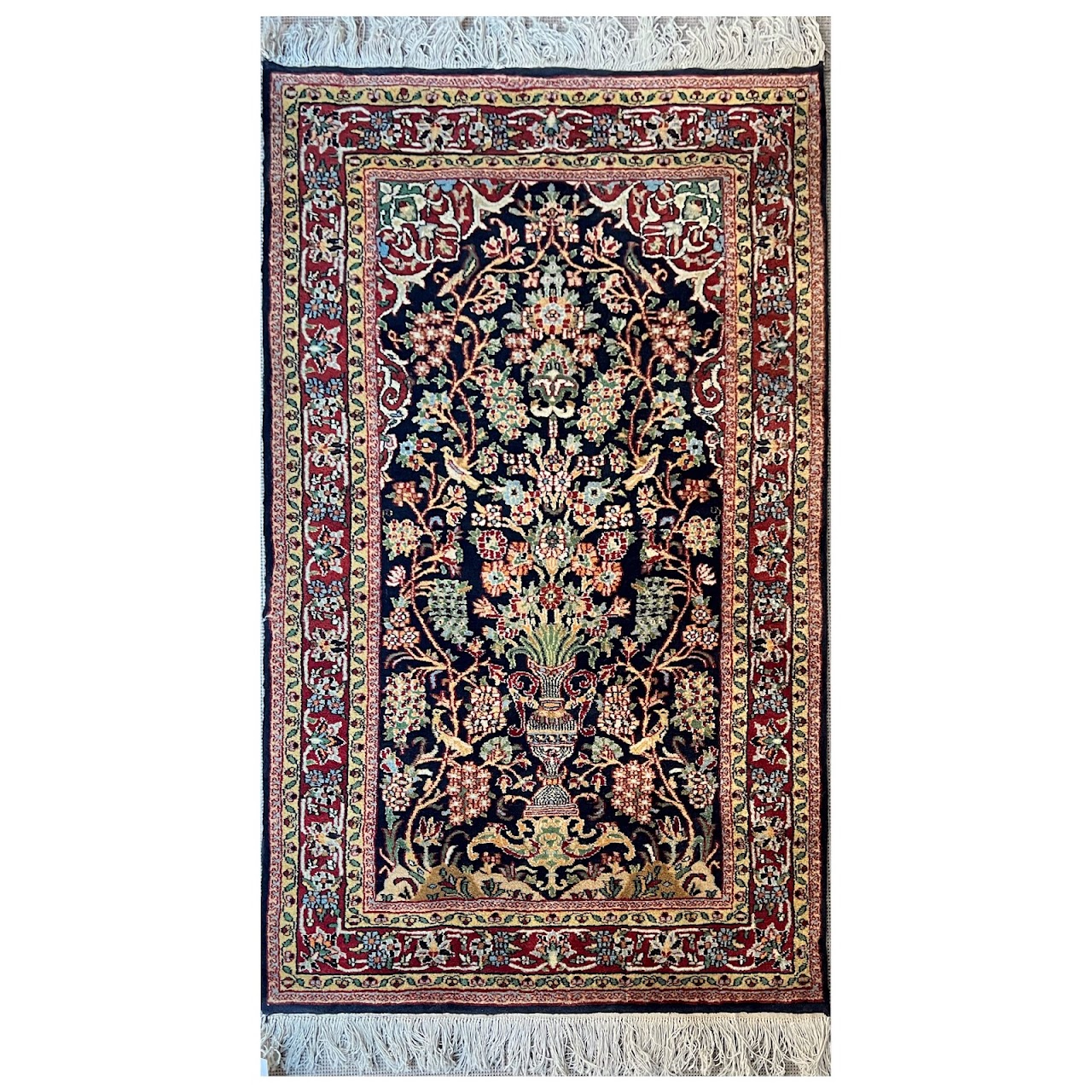 Wool Floral Area Rug