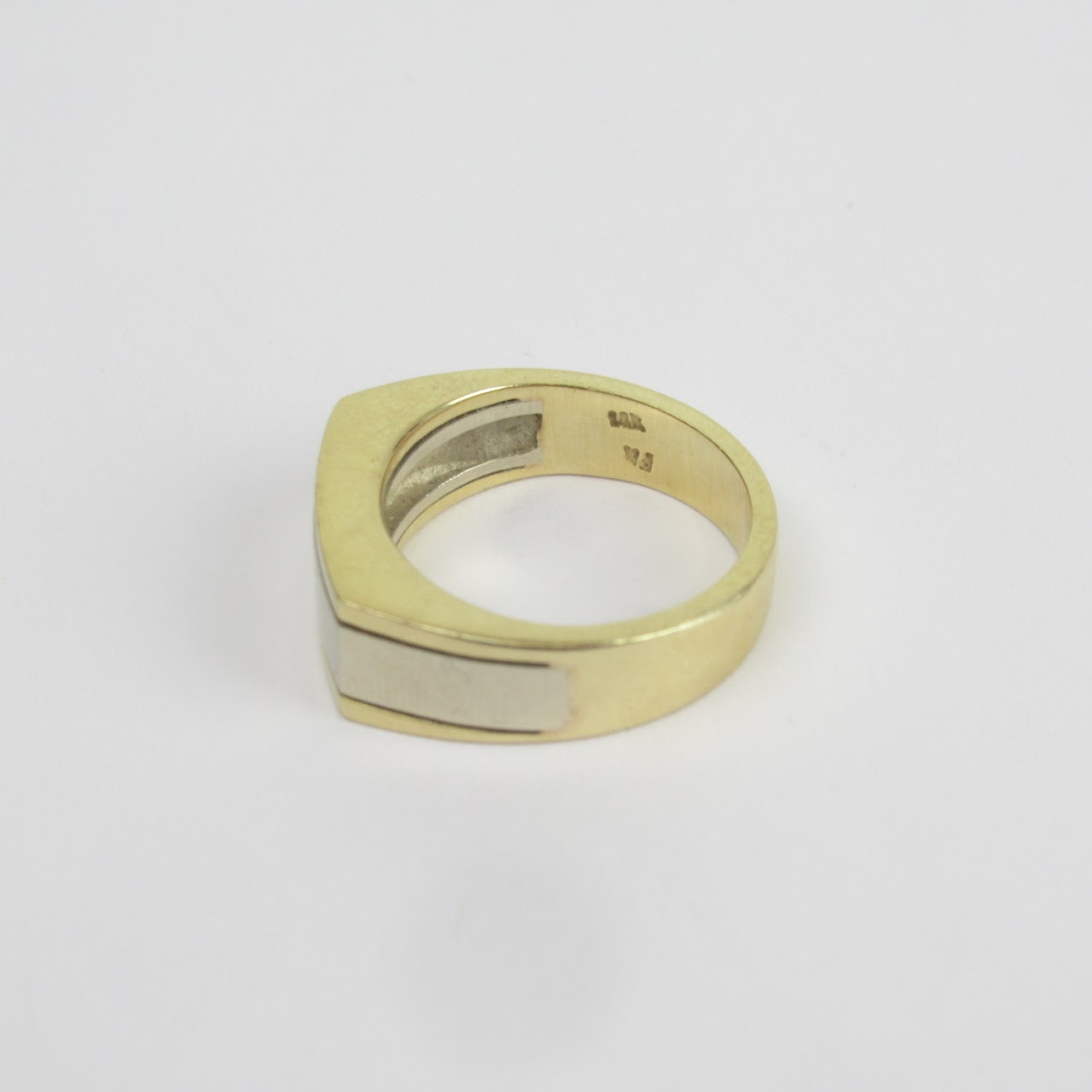 14K Yellow & White Gold Ring