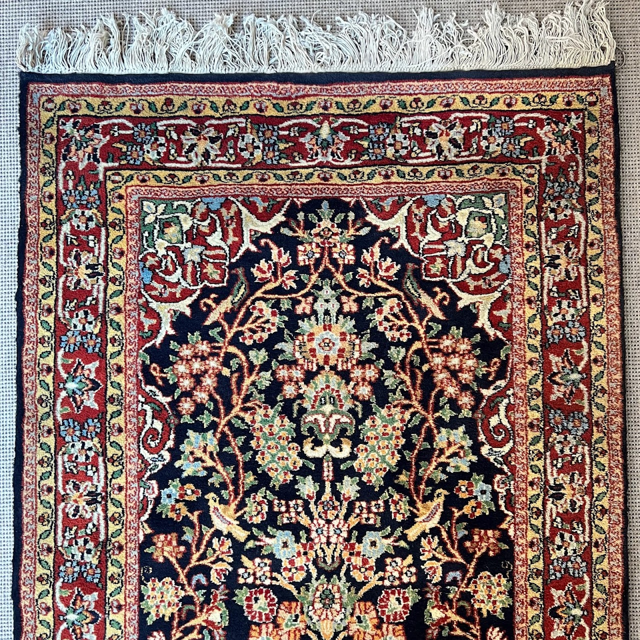 Wool Floral Area Rug