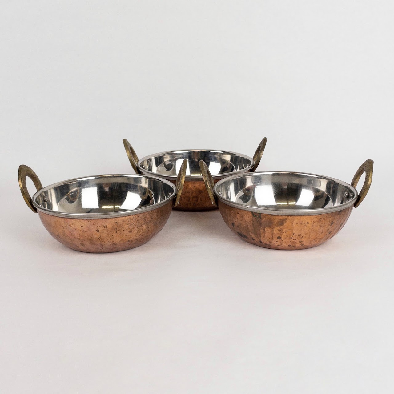 Copper Small Bowl Trio