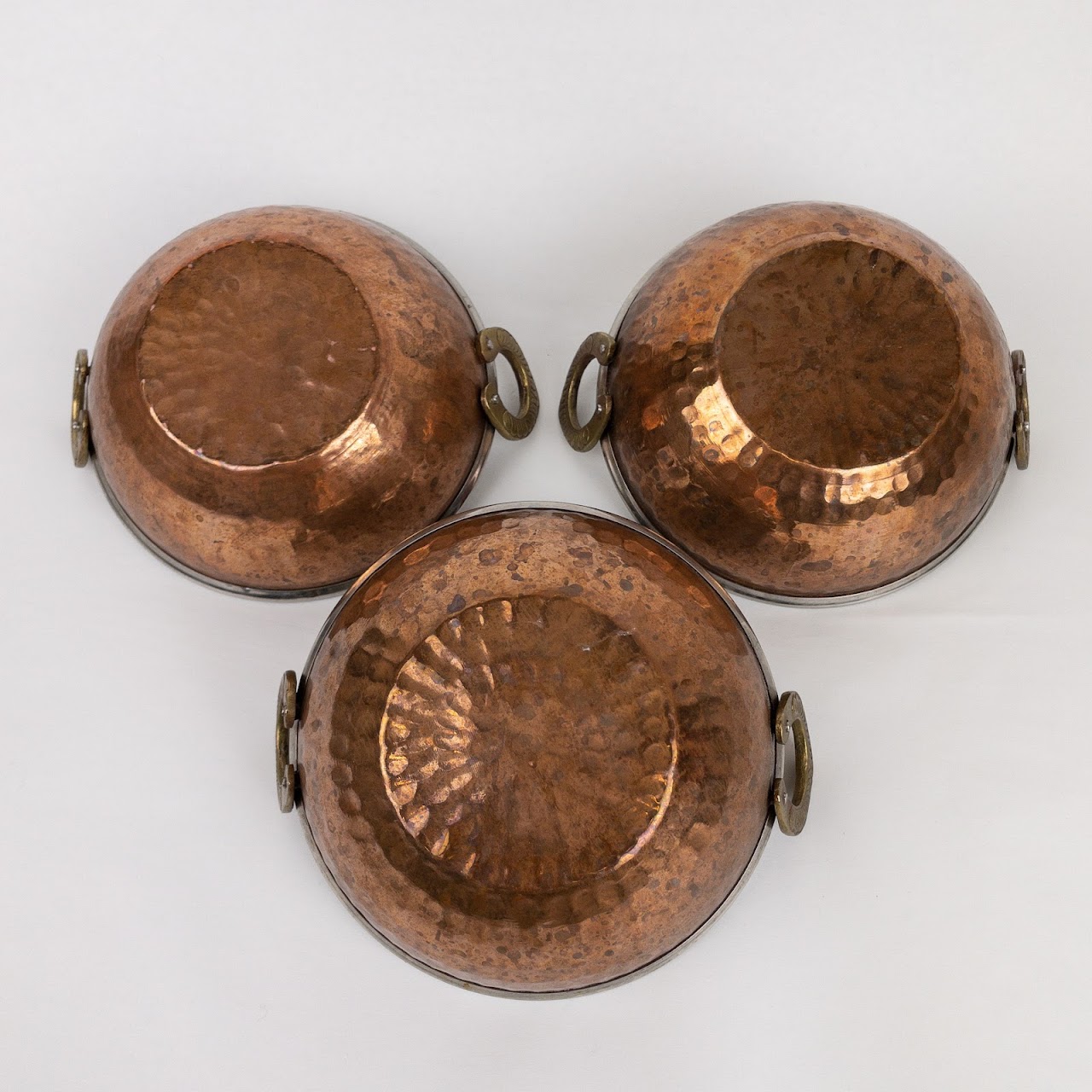 Copper Medium Bowl Trio