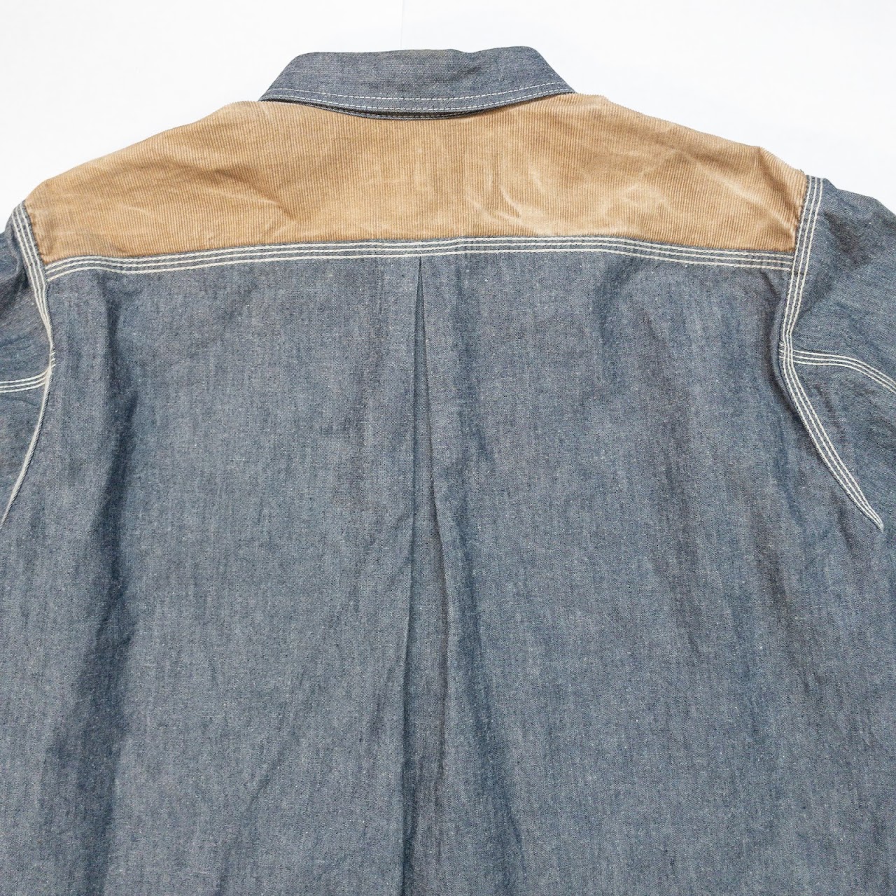 Junya Watanabe For Comme Des Garcons Chambray & Wool Shirt