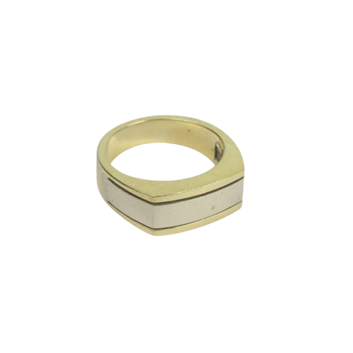 14K Yellow & White Gold Ring