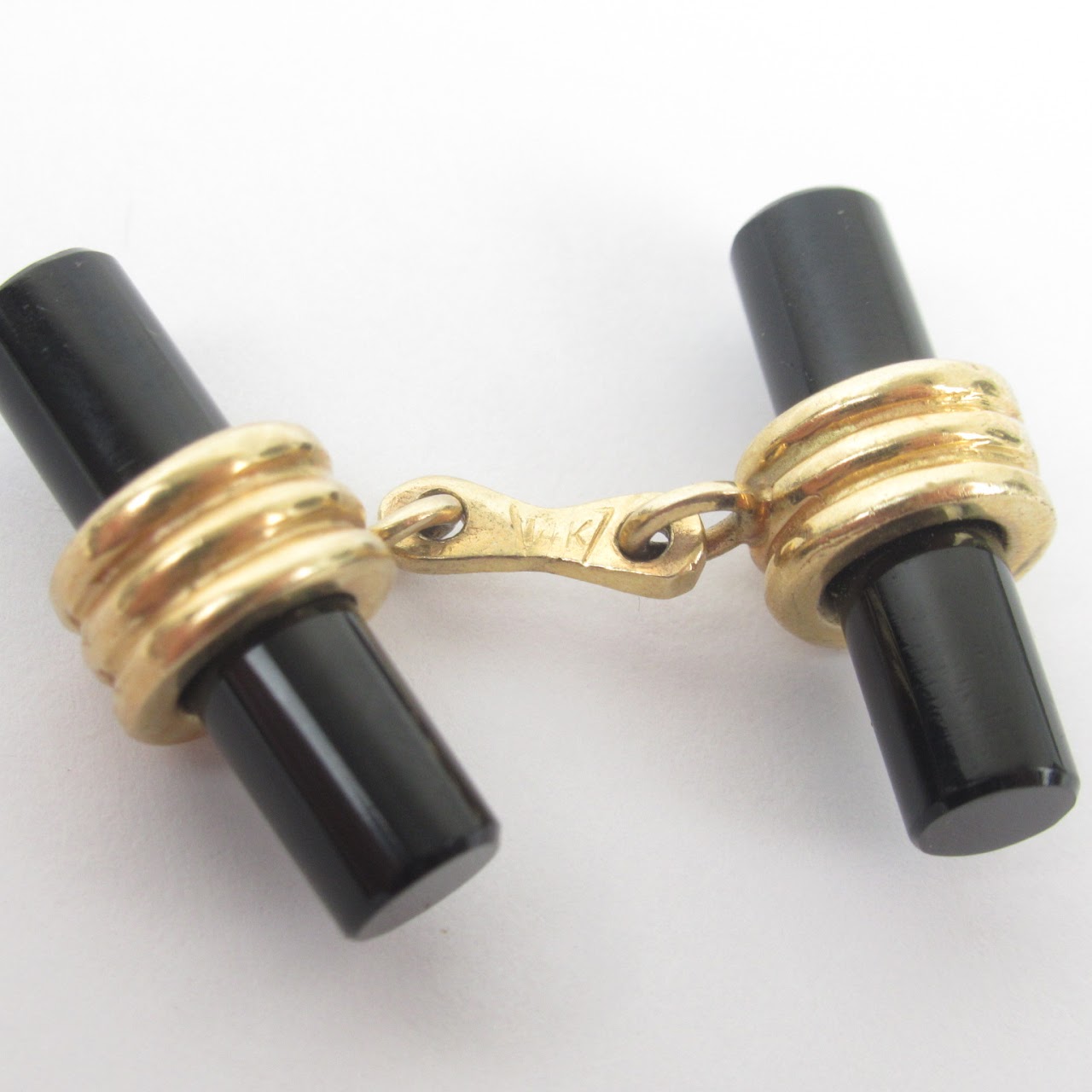 14K Gold Deco Cufflinks