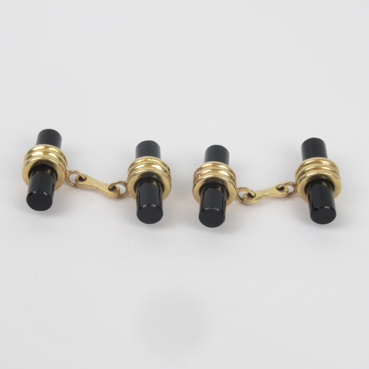 14K Gold Deco Cufflinks