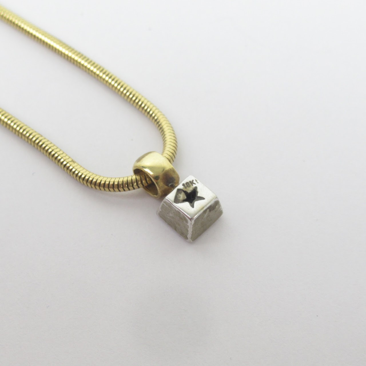 18K Gold & Diamond Pendant