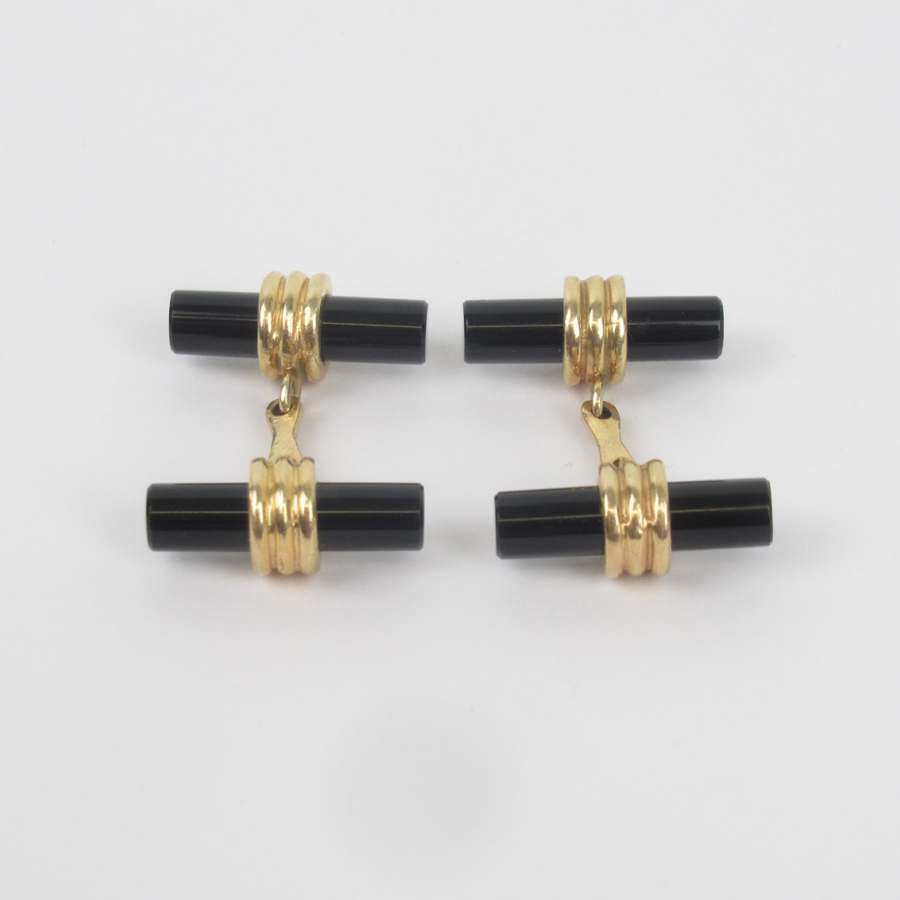 14K Gold Deco Cufflinks