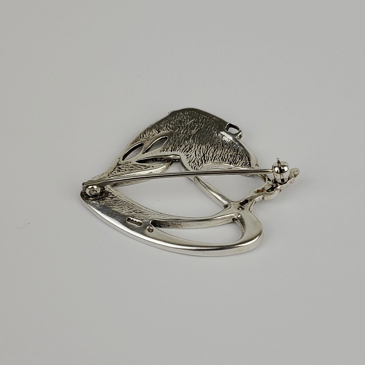 Sterling Silver Art Nouveau Brooch