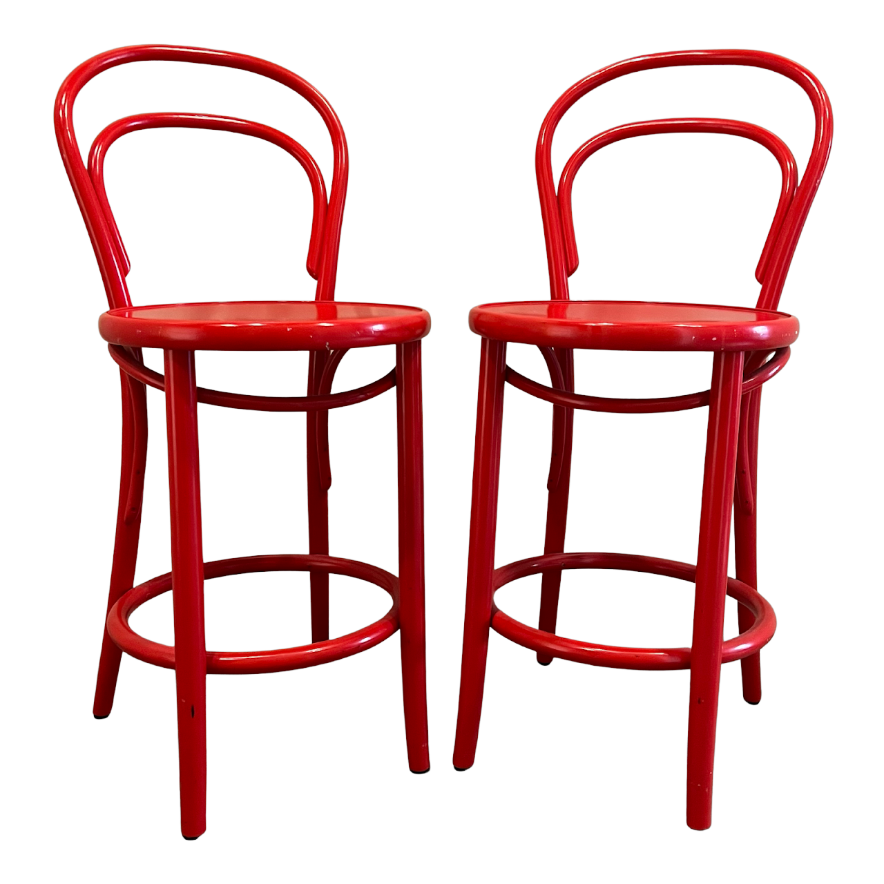 TON Thonet No. 14 Bar Stool Pair