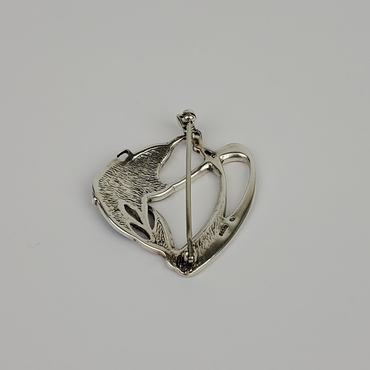 Sterling Silver Art Nouveau Brooch