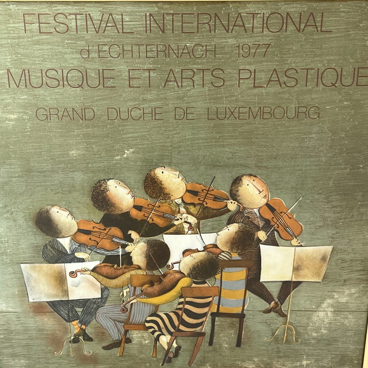 Graciela Rodo-Boulanger 1977 Festival International Lithograph Poster