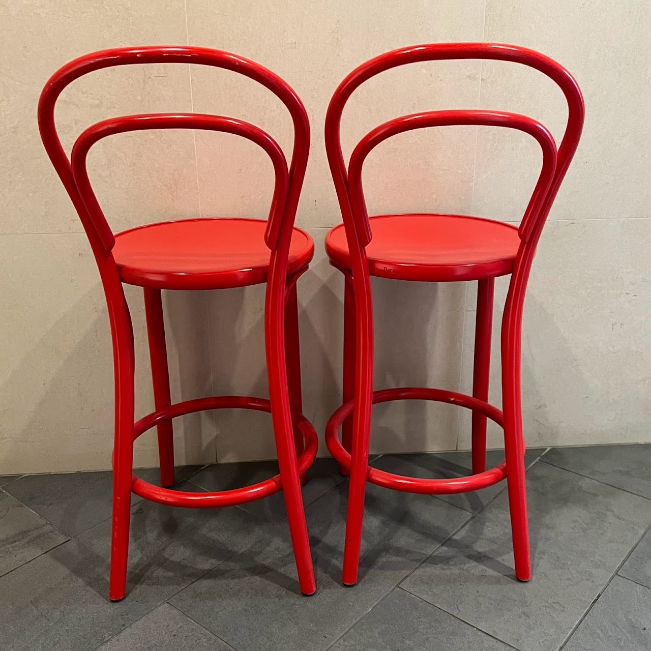 TON Thonet No. 14 Bar Stool Pair