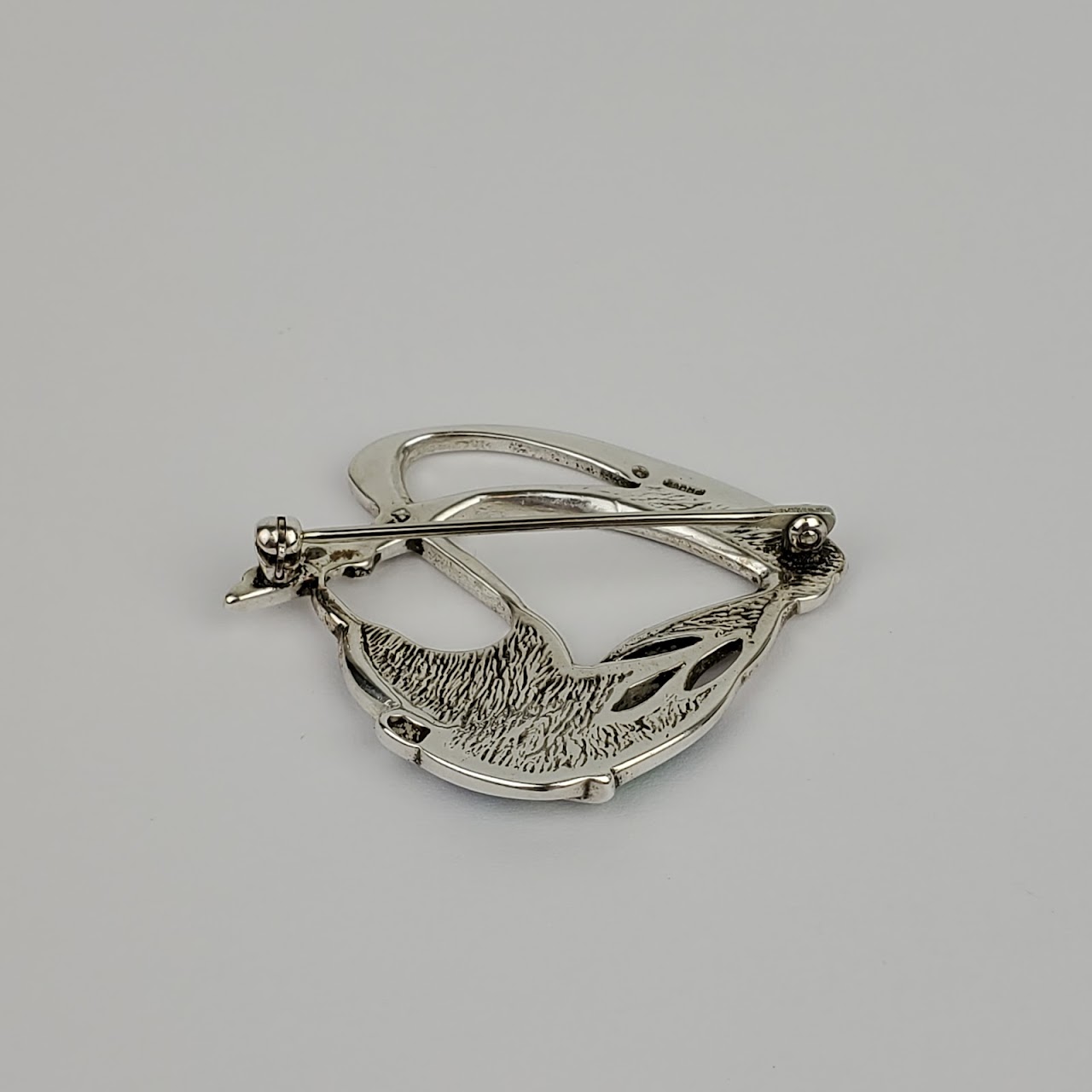 Sterling Silver Art Nouveau Brooch