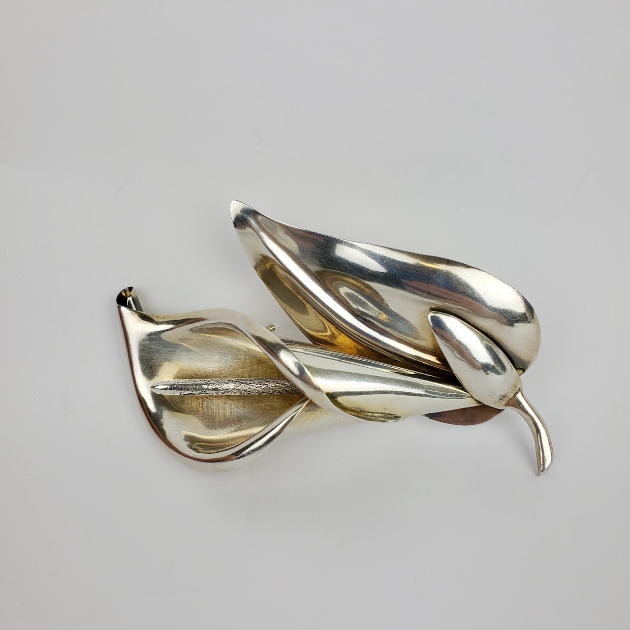 Sterling Silver Calla Lily Brooch