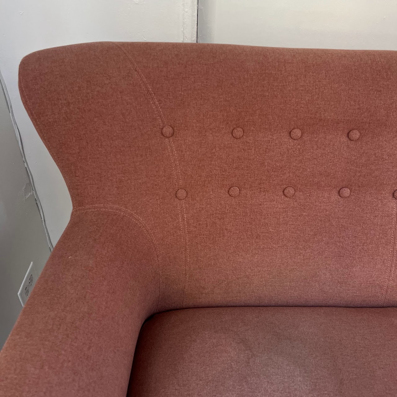 Contemporary Tufted Back Sofa