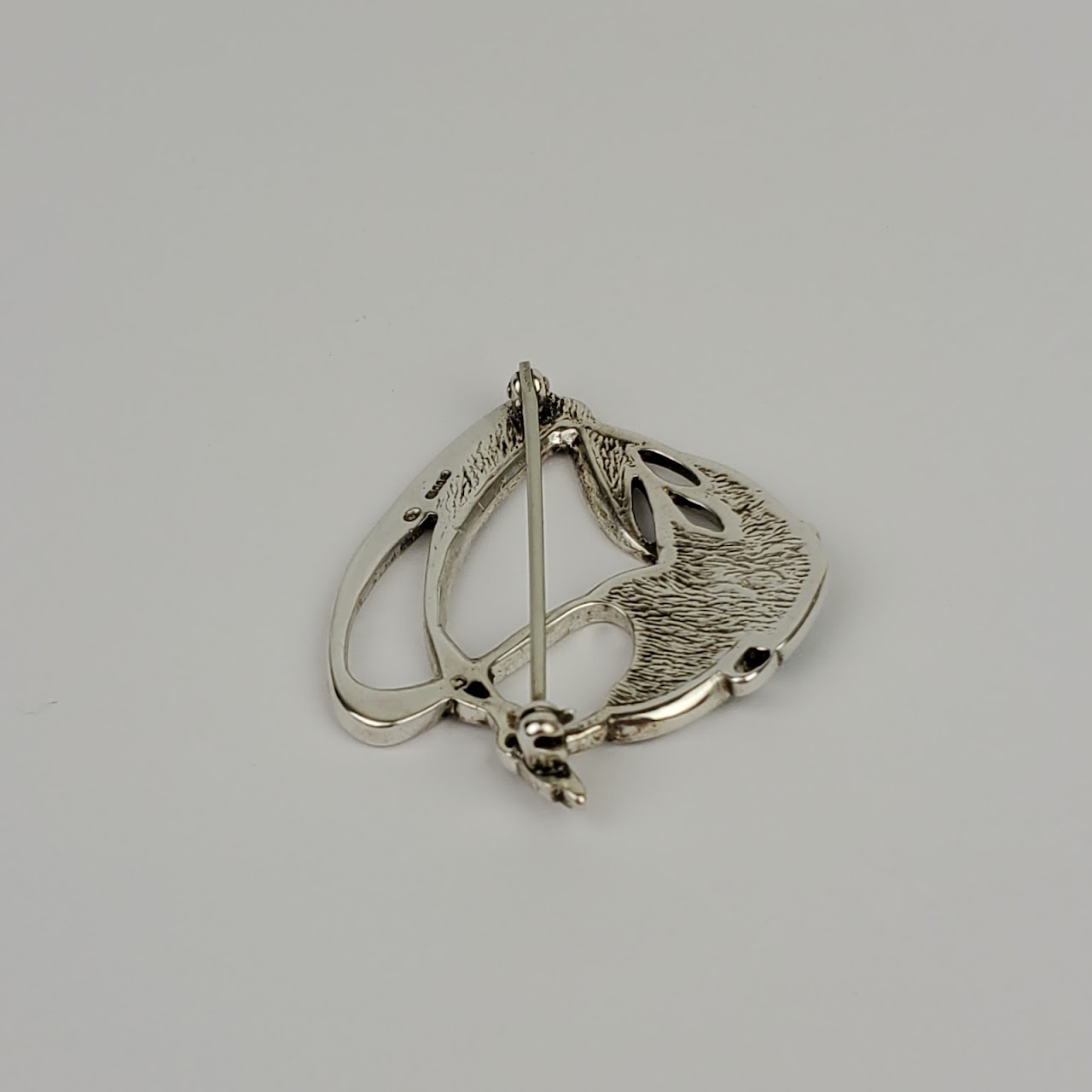 Sterling Silver Art Nouveau Brooch