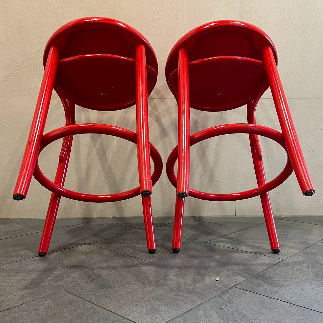 TON Thonet No. 14 Bar Stool Pair