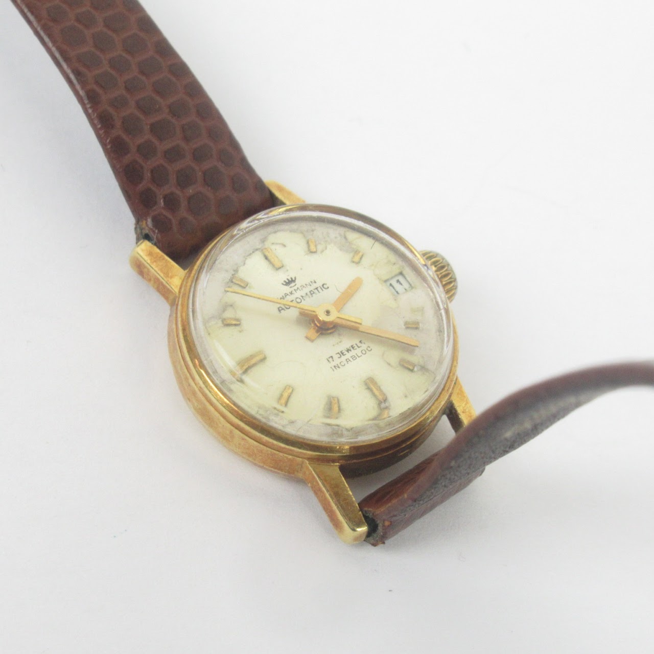 18K Gold Wakmann Automatic Watch