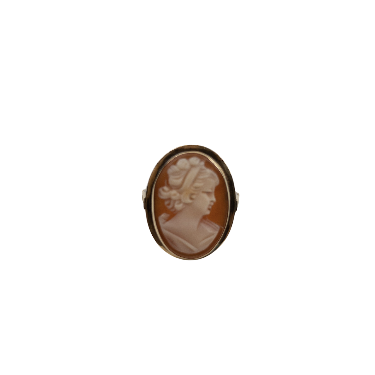 14K Gold Cameo Ring