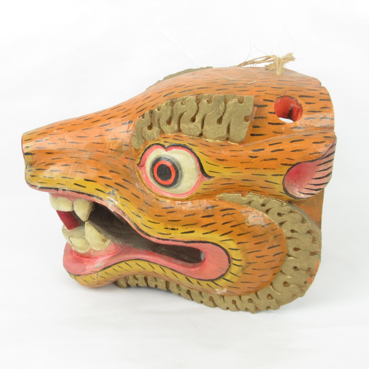 Himalayan Carved Wooden Mask