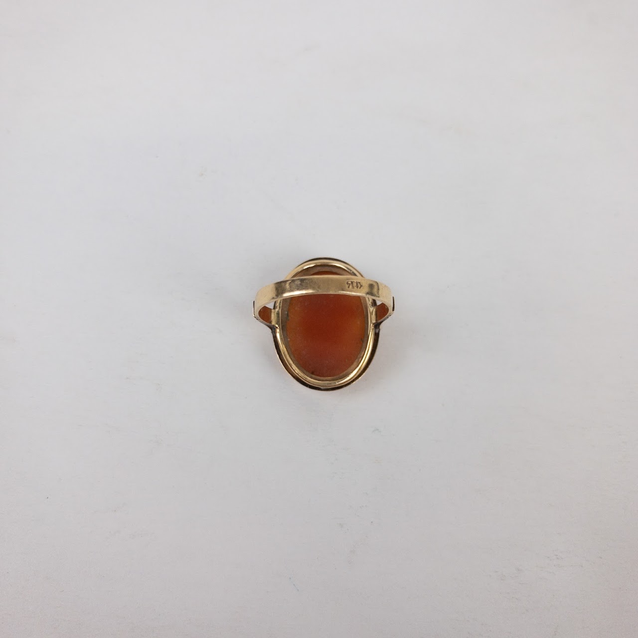 14K Gold Cameo Ring