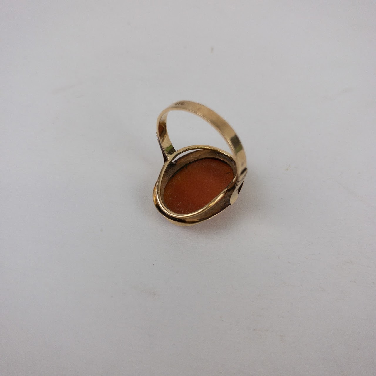 14K Gold Cameo Ring