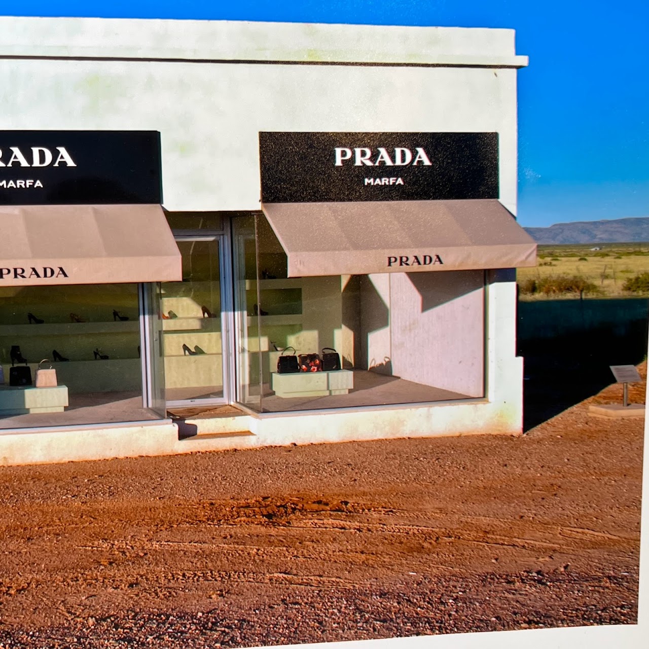 Prada Marfa Photograph Pair