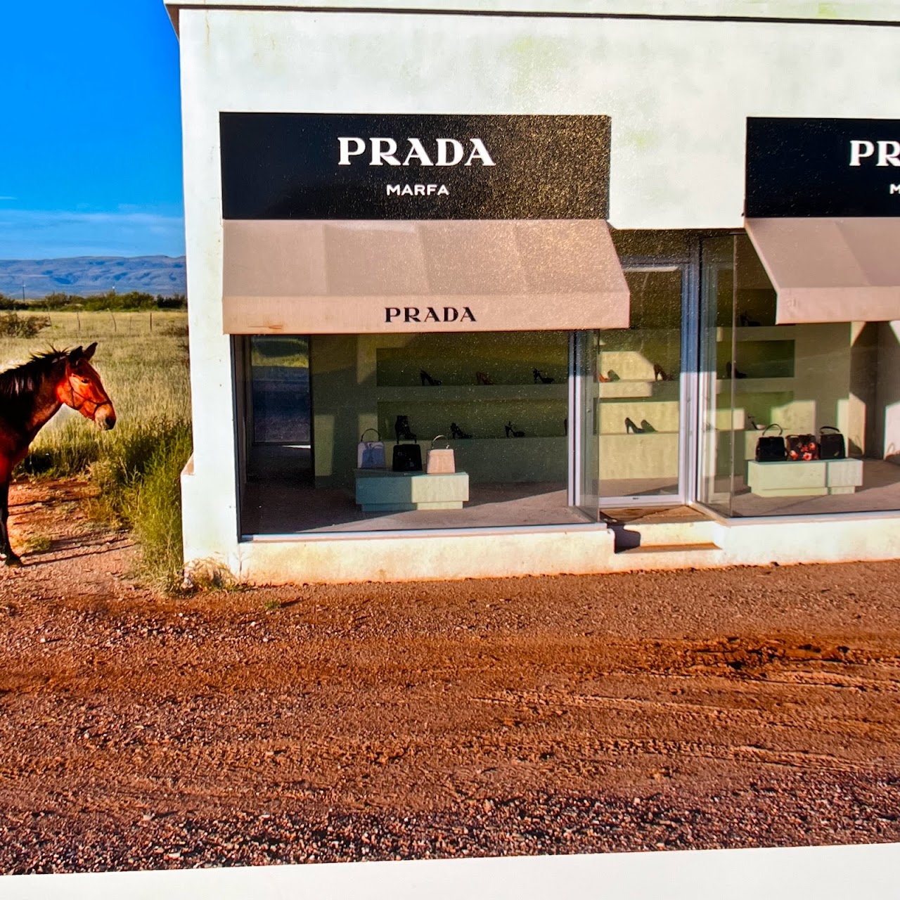 Prada Marfa Photograph Pair