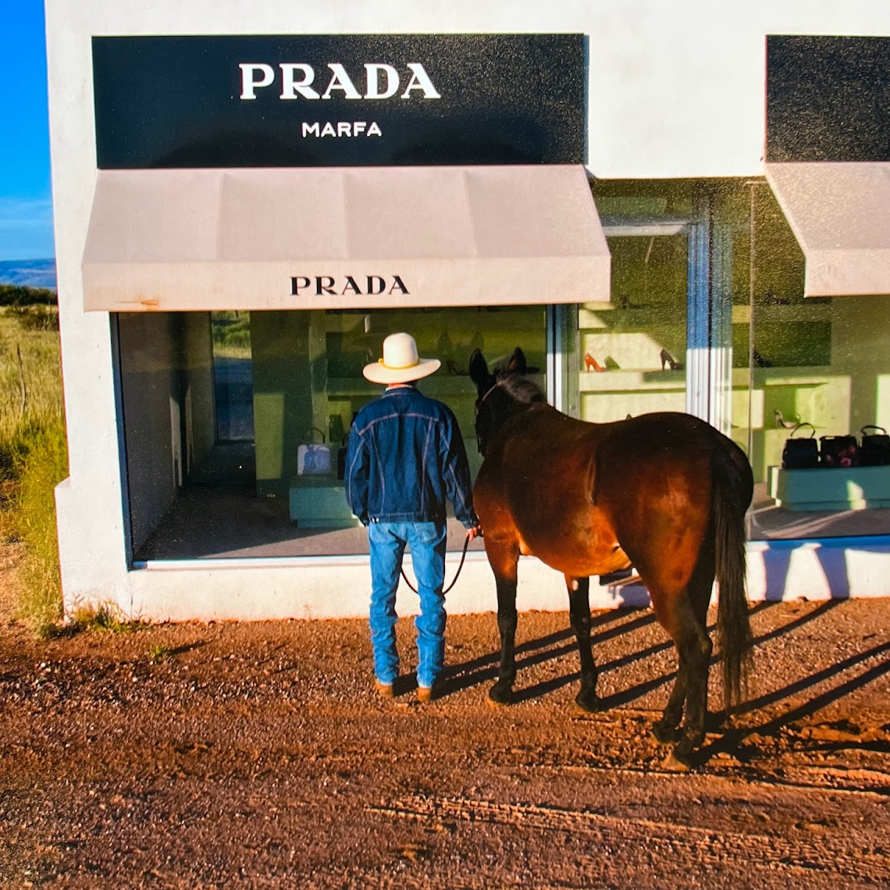 Prada Marfa Photograph Pair