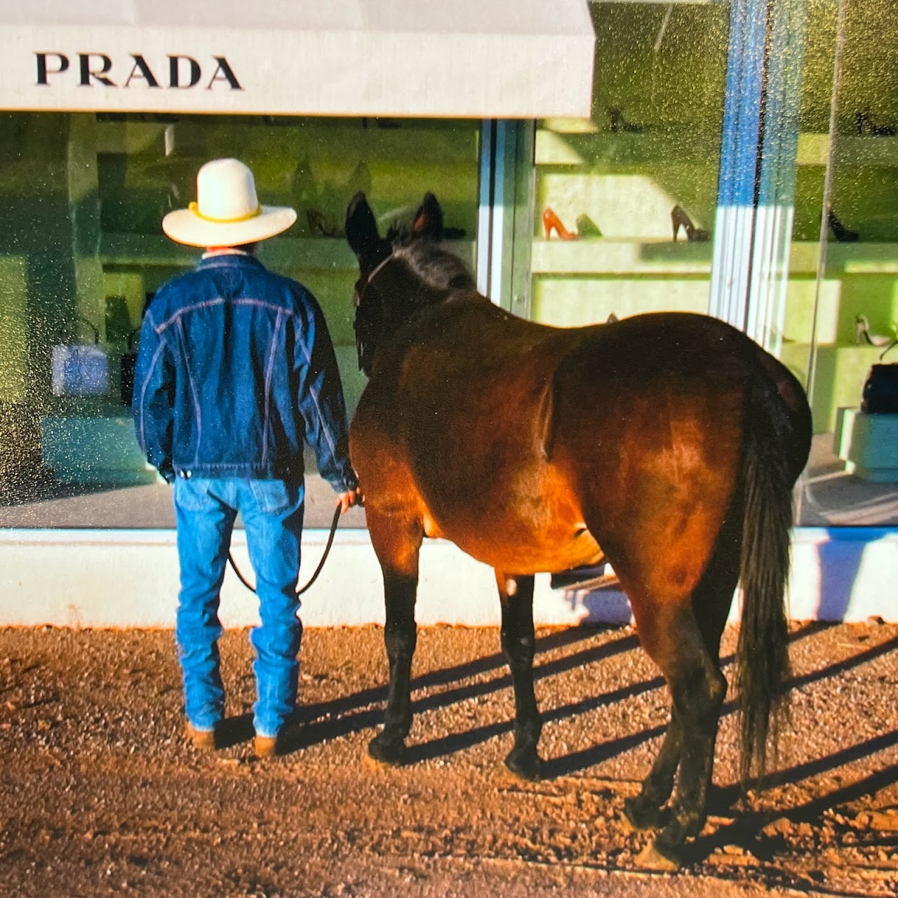 Prada Marfa Photograph Pair