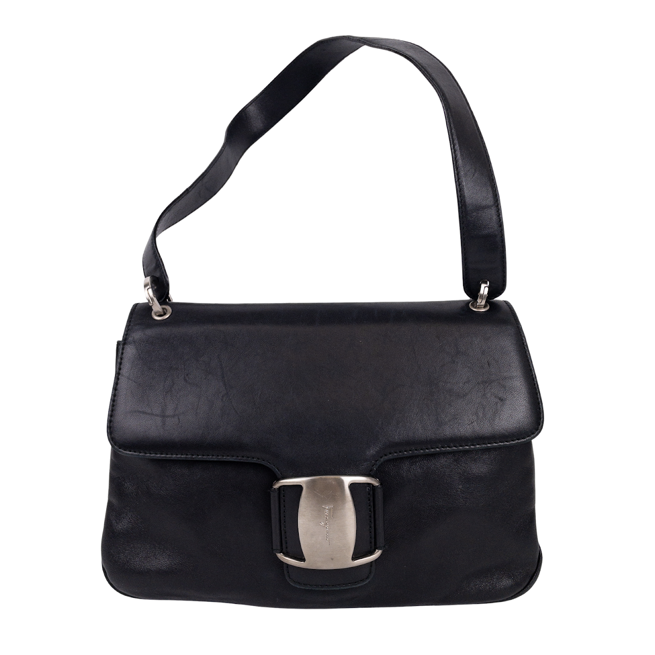 Salvatore Ferragamo Flap Shoulder Bag