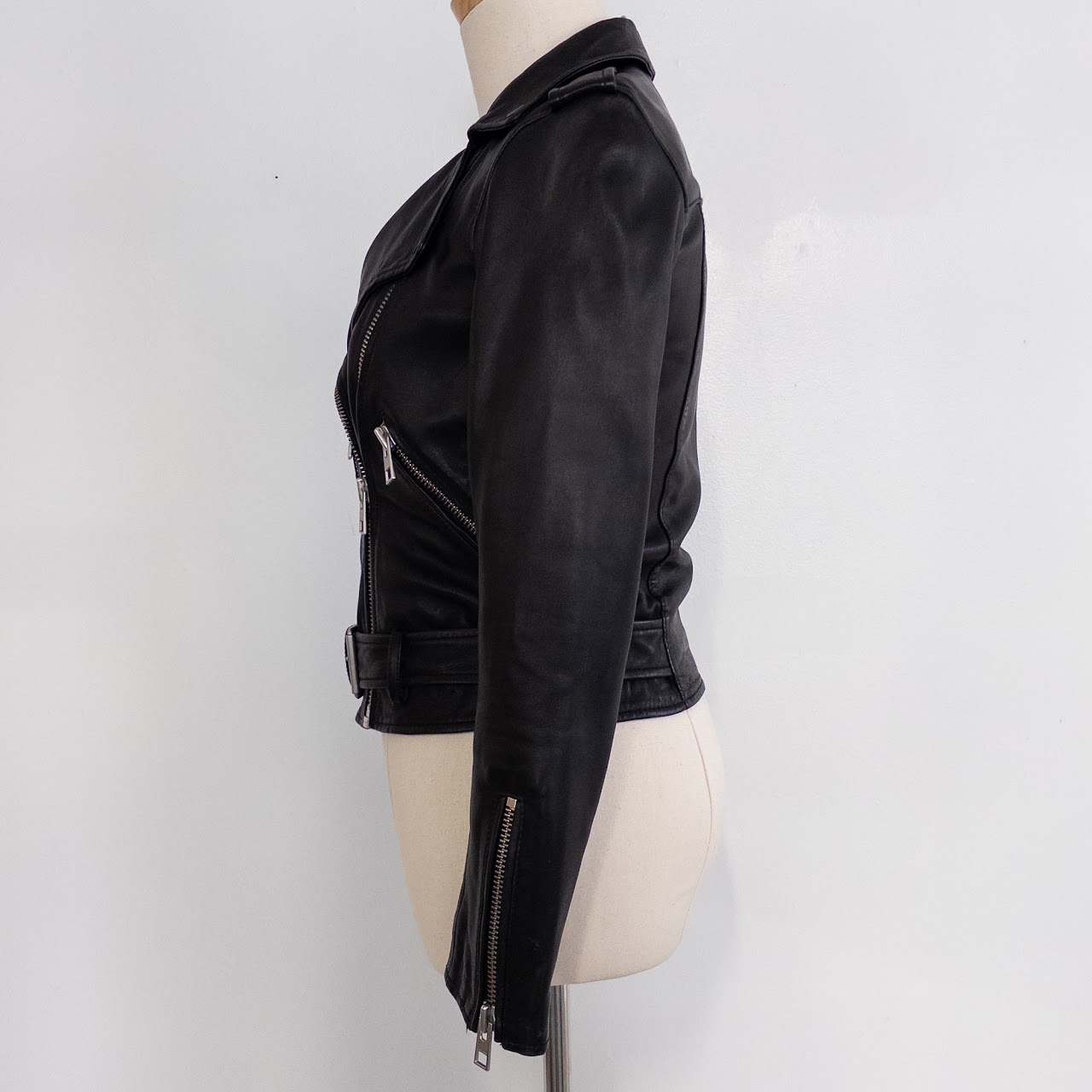 Allsaints 'Balfern' Sheep's Leather Biker Jacket