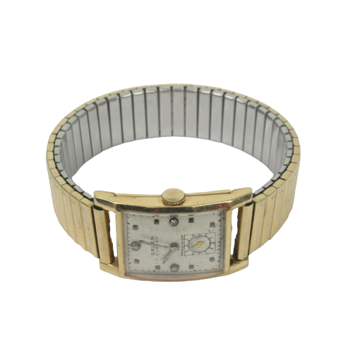 14K Gold & Steel Gruen Watch