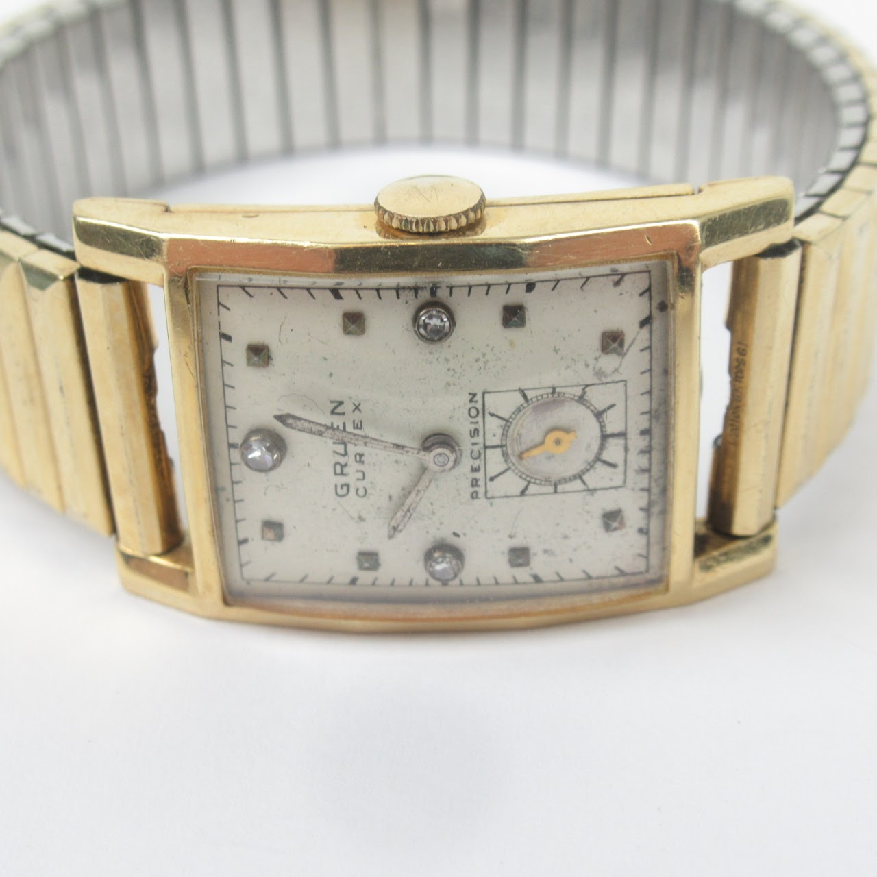 14K Gold & Steel Gruen Watch