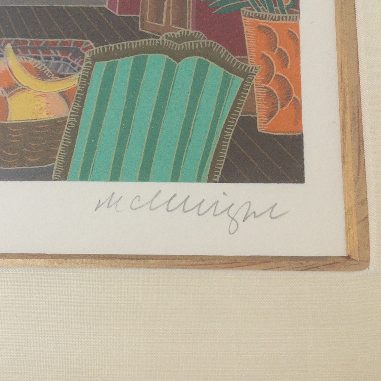 Thomas McKnight Signed Lithograph