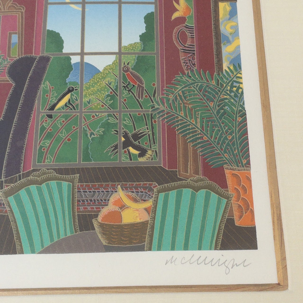 Thomas McKnight Signed Lithograph