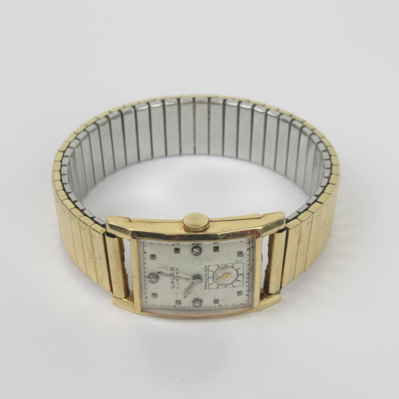 14K Gold & Steel Gruen Watch