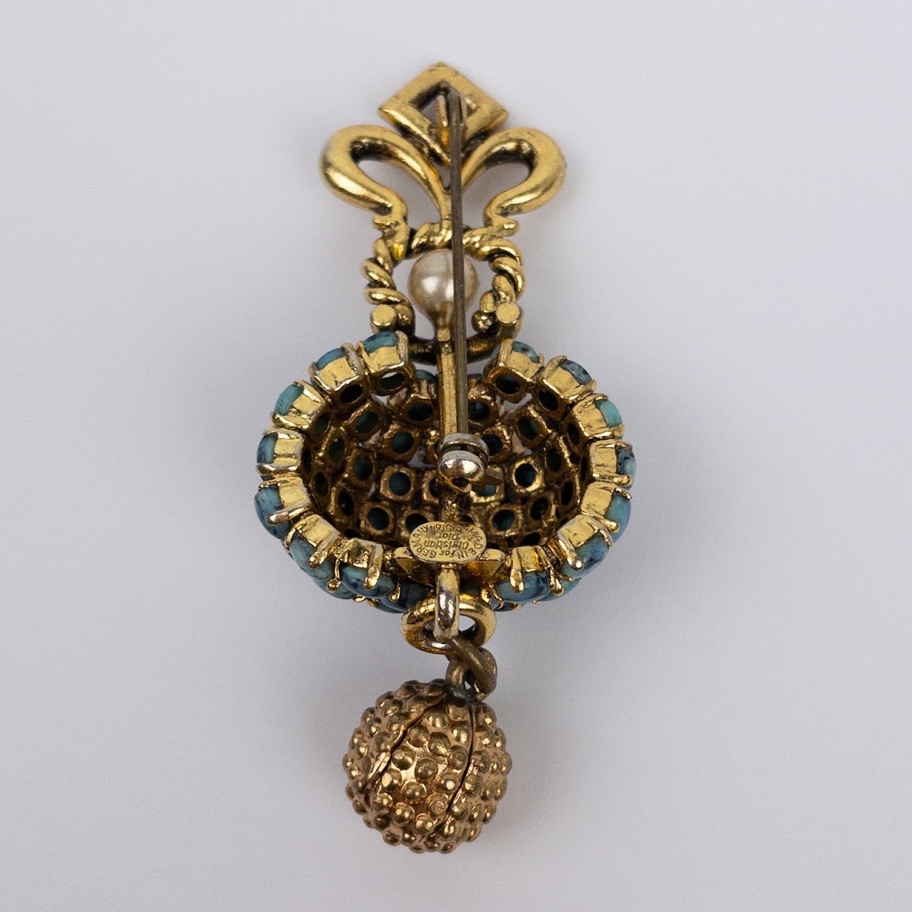 Christian Dior Vintage Drop Brooch