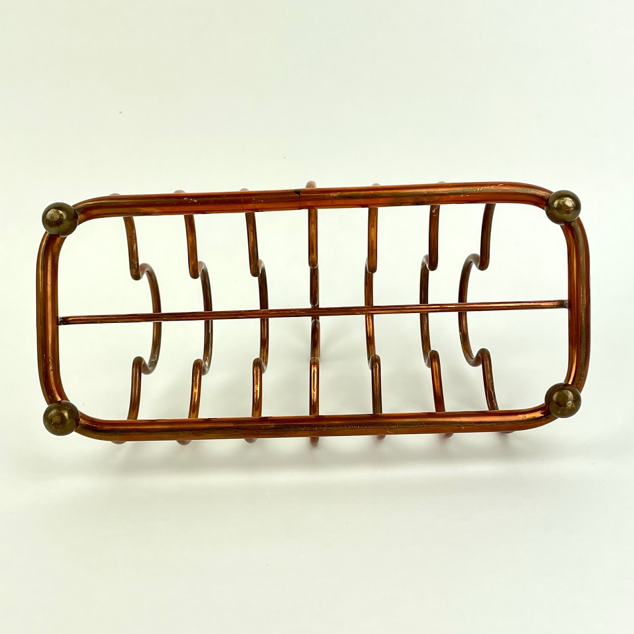Vintage Copper Toast Rack
