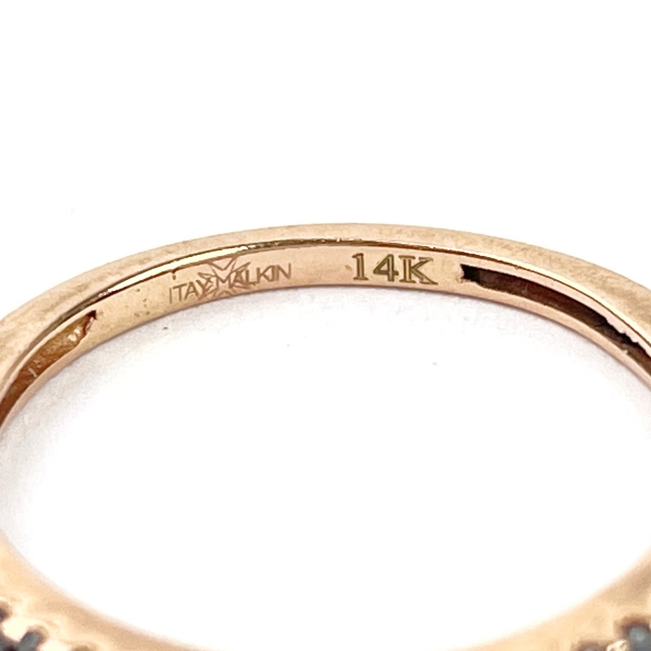 14K Rose Gold & Onyx Ring