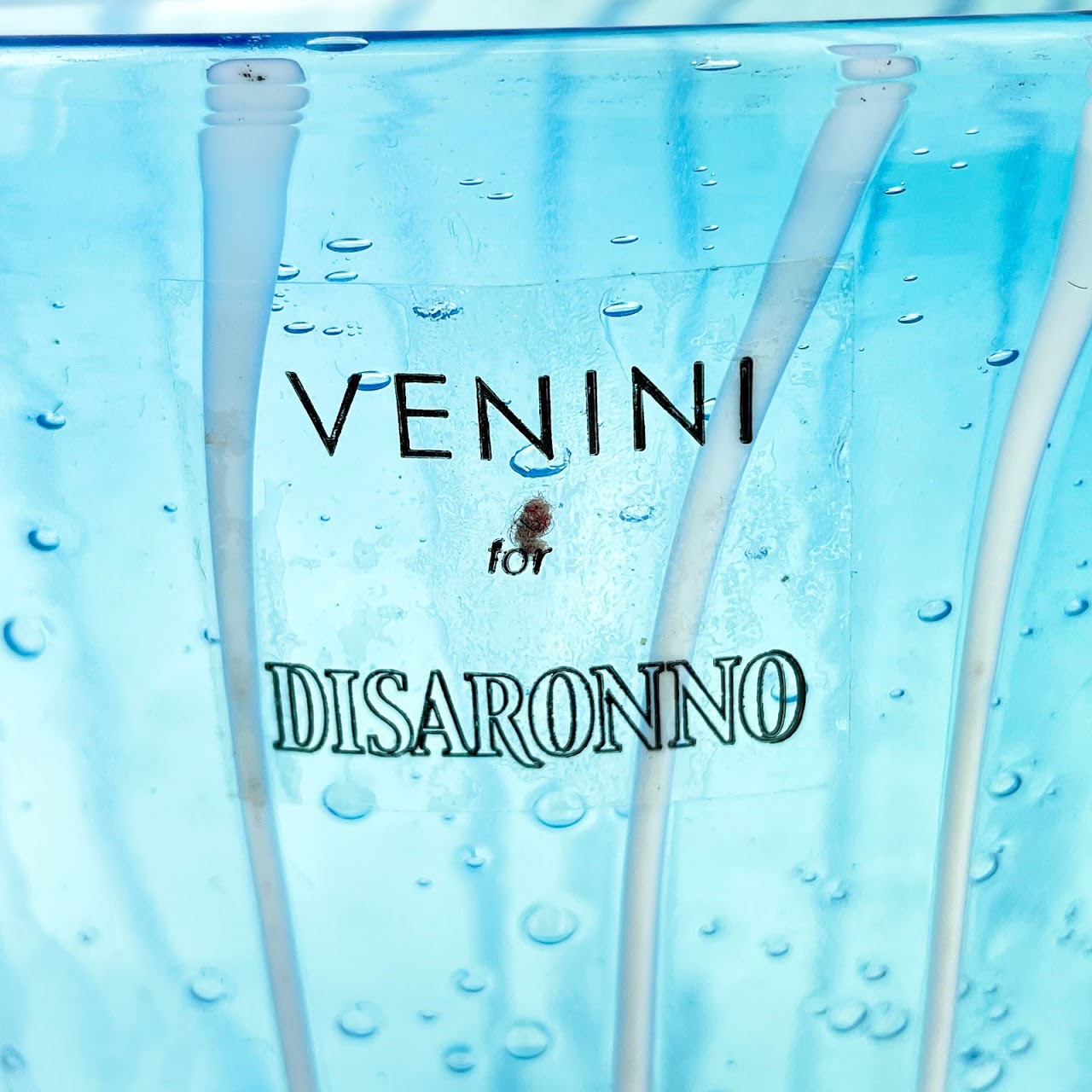 Venini for Disaronno Art Glass Ice Bucket