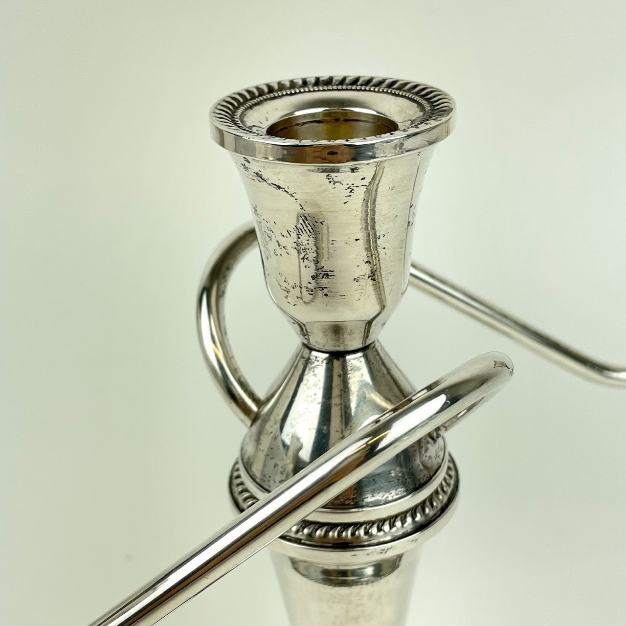 Sterling Silver Weighted Candle Holder Trio
